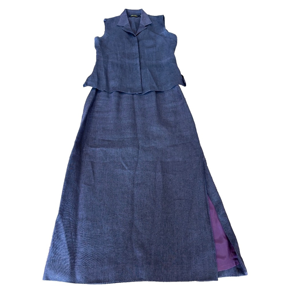 Brooks Brothers 2 piece skirt & vest suit coordinates‎ made Japan womens' sz 2